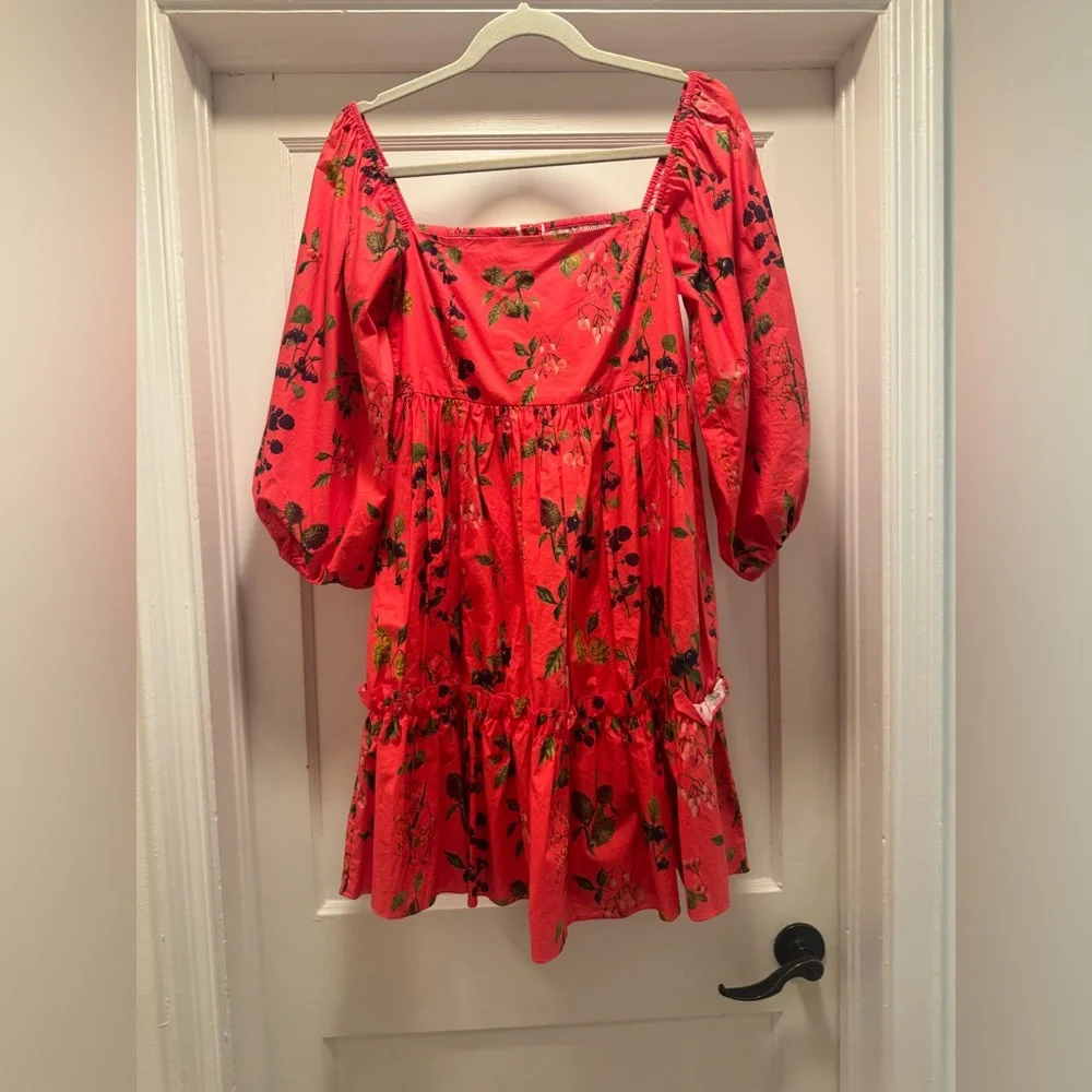 Cara Cara Vibrant Pink Floral Mini Dress - Picture 4 of 4